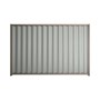 Good Neighbour® Wavelok® 1800mm High Fence Panel Sheet: Gull Grey Post/Track: Marsh