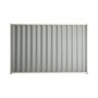 Good Neighbour® Wavelok® 1800mm High Fence Panel Sheet: Gull Grey Post/Track: Off White