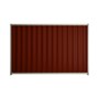 Good Neighbour® Wavelok® 1800mm High Fence Panel Sheet: Heritage Red Post/Track: Birch