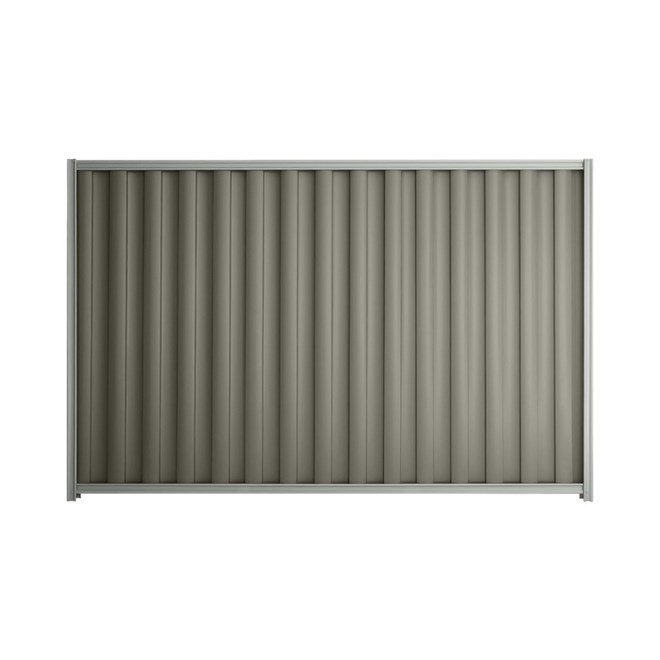 Good Neighbour® Wavelok® 1800mm High Fence Panel Sheet: Marsh Post/Track: Gull Grey