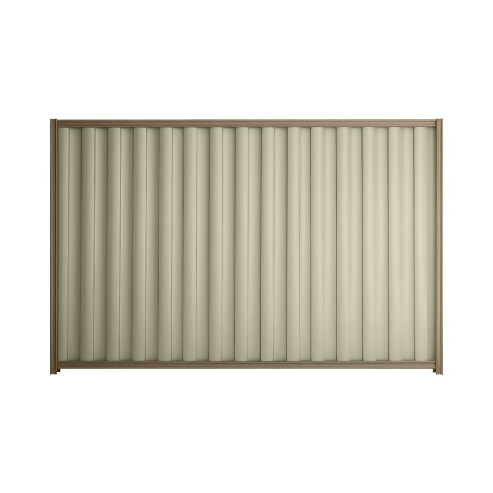 Good Neighbour® Wavelok® 1800mm High Fence Panel Sheet: Moss Vale Sand Post/Track: Beige