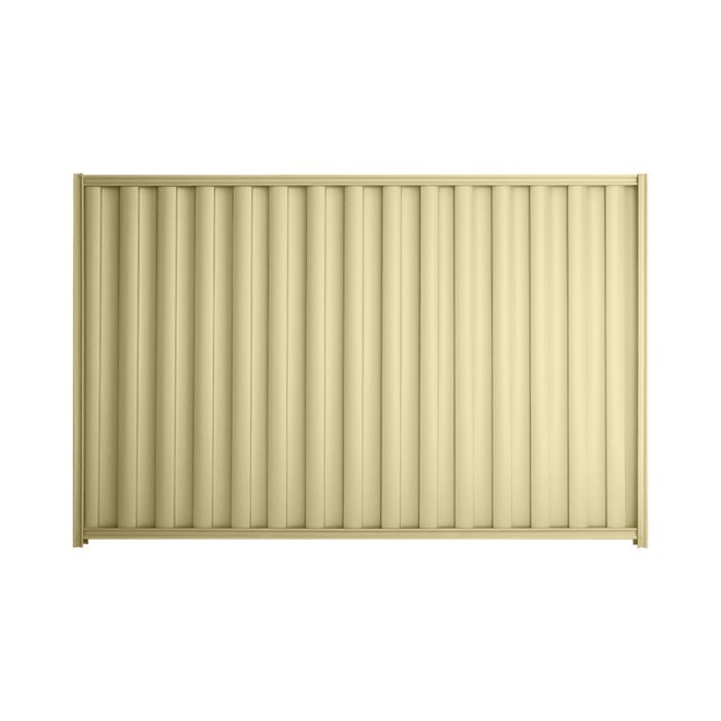 Good Neighbour® Wavelok® 1800mm High Fence Panel Sheet: Primrose Post/Track: Primrose