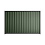 Good Neighbour® Wavelok® 1800mm High Fence Panel Sheet: Rivergum Post/Track: Gun Metal Grey