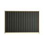 Good Neighbour® Wavelok® 1800mm High Fence Panel Sheet: Slate Grey Post/Track: Primrose