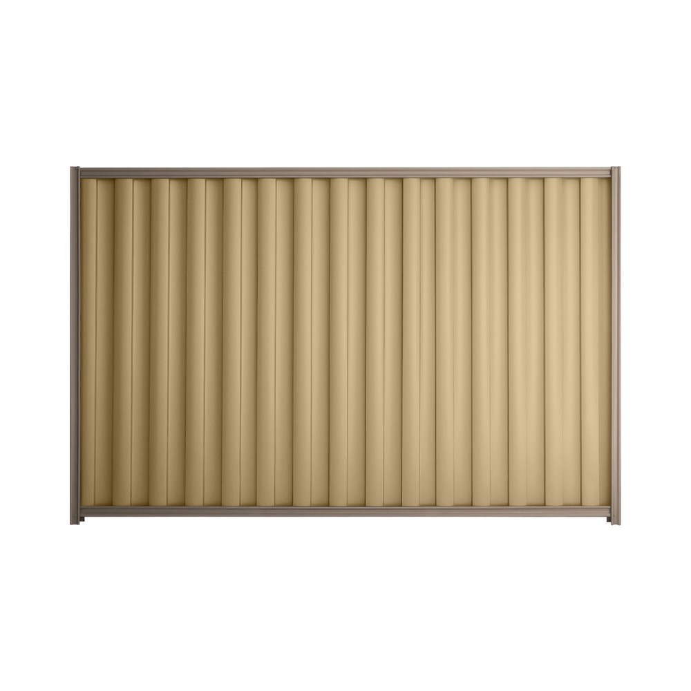 Good Neighbour® Wavelok® 1800mm High Fence Panel Sheet: Wheat Post/Track: Marsh