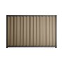 Good Neighbour® Wavelok® 2100mm High Fence Panel Sheet: Beige Post/Track: Granite