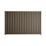 Good Neighbour® Wavelok® 2100mm High Fence Panel Sheet: Banyan Brown Post/Track: Beige