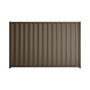 Good Neighbour® Wavelok® 2100mm High Fence Panel Sheet: Banyan Brown Post/Track: Banyan Brown