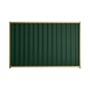 Good Neighbour® Wavelok® 2100mm High Fence Panel Sheet: Caulfield Green Post/Track: Wheat
