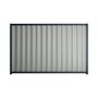 Good Neighbour® Wavelok® 2100mm High Fence Panel Sheet: Gull Grey Post/Track: Mountain Blue