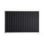 Good Neighbour® Wavelok® 2100mm High Fence Panel Sheet: Gun Metal Grey Post/Track: Off White