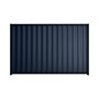 Good Neighbour® Wavelok® 2100mm High Fence Panel Sheet: Mountain Blue Post/Track: Ebony