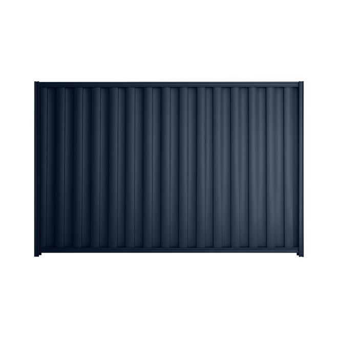 Good Neighbour® Wavelok® 2100mm High Fence Panel Sheet: Mountain Blue Post/Track: Mountain Blue
