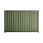Good Neighbour® Wavelok® 2100mm High Fence Panel Sheet: Mist Green Post/Track: Granite