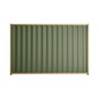 Good Neighbour® Wavelok® 2100mm High Fence Panel Sheet: Mist Green Post/Track: Wheat