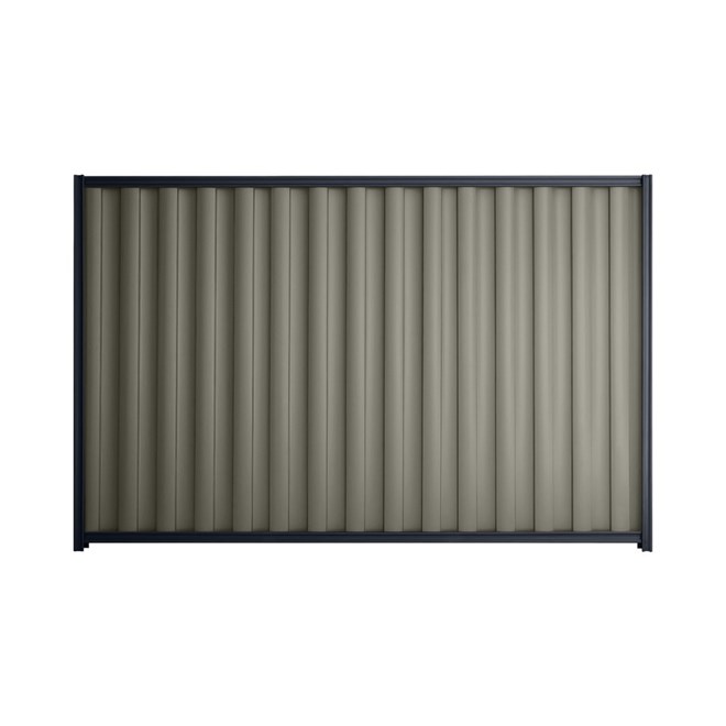Good Neighbour® Wavelok® 2100mm High Fence Panel Sheet: Marsh Post/Track: Dark Stone