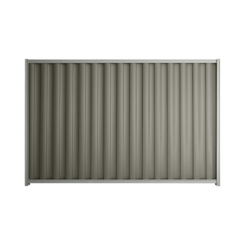 Good Neighbour® Wavelok® 2100mm High Fence Panel Sheet: Marsh Post/Track: Gull Grey