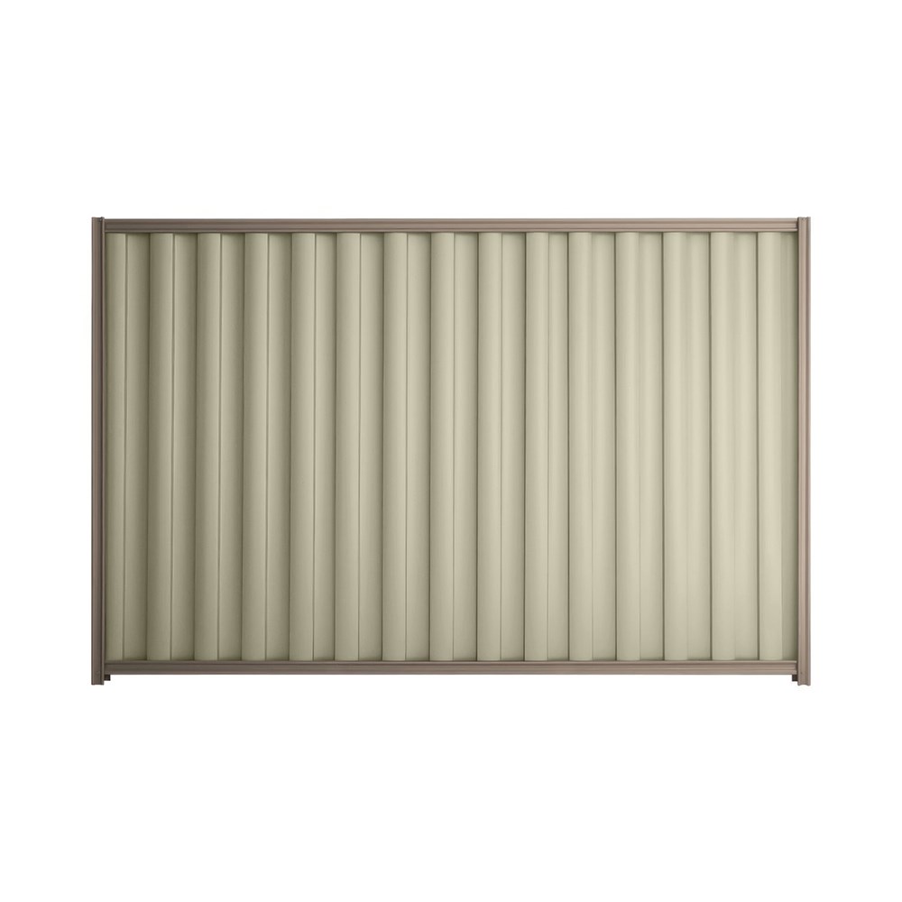Good Neighbour® Wavelok® 2100mm High Fence Panel Sheet: Moss Vale Sand Post/Track: Marsh