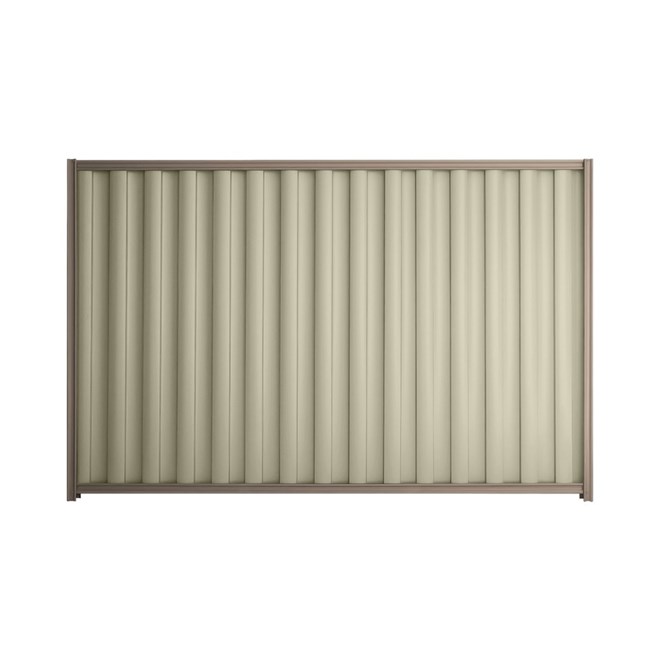 Good Neighbour® Wavelok® 2100mm High Fence Panel Sheet: Moss Vale Sand Post/Track: Marsh