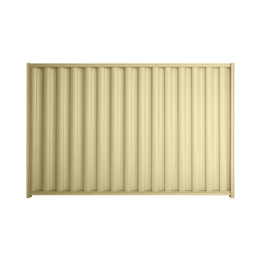 Good Neighbour® Wavelok® 900mm High Fence Panel Sheet: Primrose Post/Track: Primrose