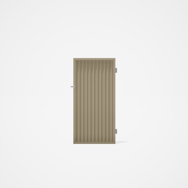 Good Neighbour® CGI Single Gate Standard .32 BMT1.8m High Sheet: Merino, Frame: Merino