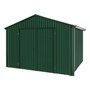 Handi-Heritage Shed H3 3.30X3.30 Roof:Caulfield Green Wall:Caulfield Green Gable End Double Door