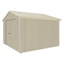 Handi-Heritage Shed H3 3.30X3.30 Roof:Primrose Wall:Merino Gable End Double Door