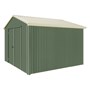 Handi-Heritage Shed H3 3.30X3.30 Roof:Primrose Wall:Rivergum Gable End Double Door