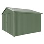 Handi-Heritage Shed H3 3.30X3.30 Roof:Rivergum Wall:Rivergum Gable End Double Door