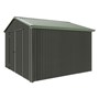 Handi-Heritage Shed H3 3.30X3.30 Roof:Rivergum Wall:Slate Grey Gable End Double Door