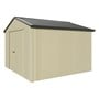 Handi-Heritage Shed H3 3.30X3.30 Roof:Slate Grey Wall:Primrose Gable End Double Door