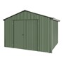 Handi-Heritage Shed H3 3.30X3.30 Roof:Slate Grey Wall:Rivergum Gable End Double Door