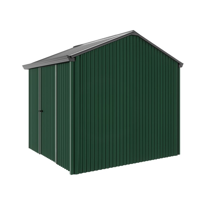 Handi-Heritage Shed H1 2.54X2.52 Roof:Gun Metal Grey Wall:Caulfield Green Front/Rear Single Door