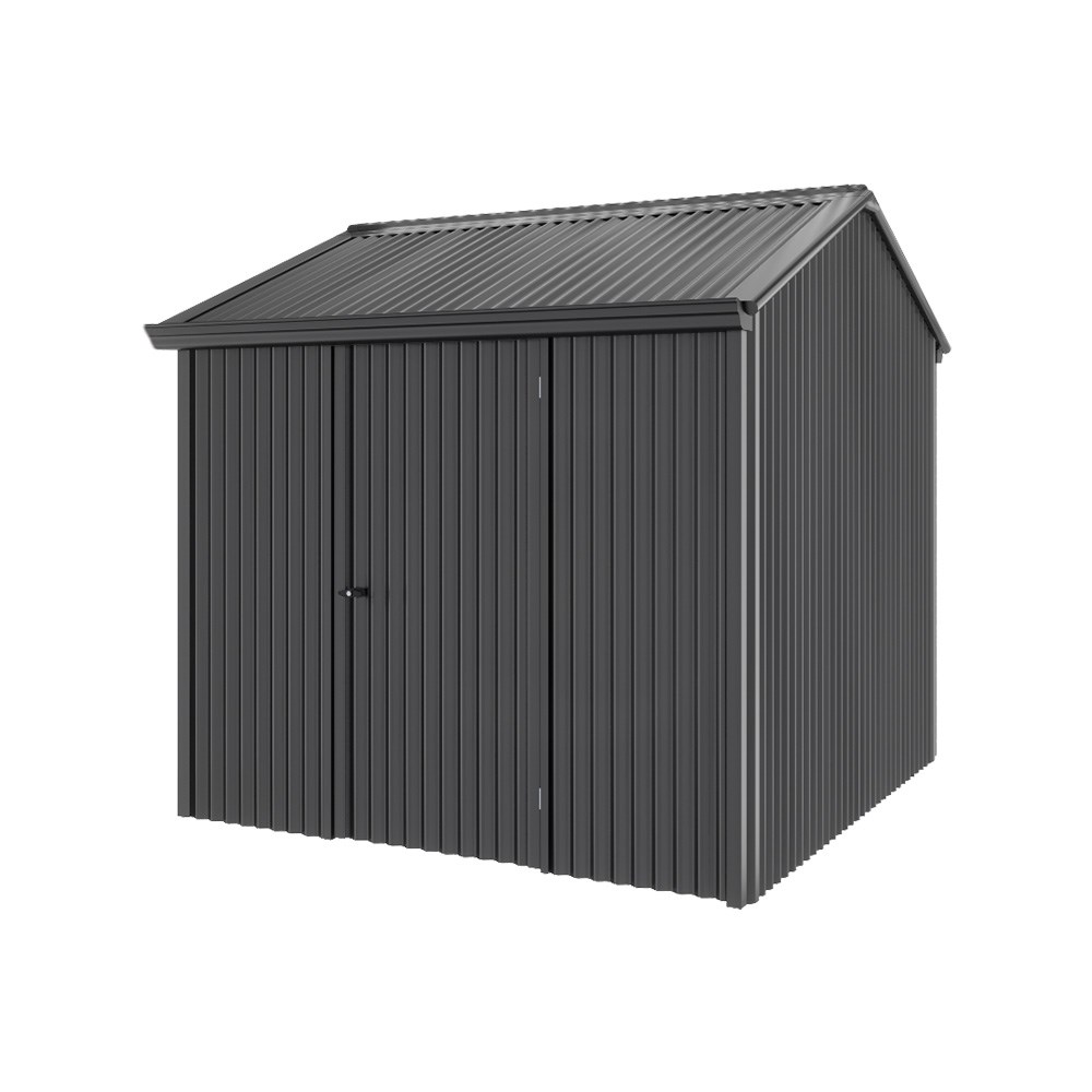 Handi-Heritage Shed H1 2.54X2.52 Roof:Gun Metal Grey Wall:Gun Metal Grey Front/Rear Single Door