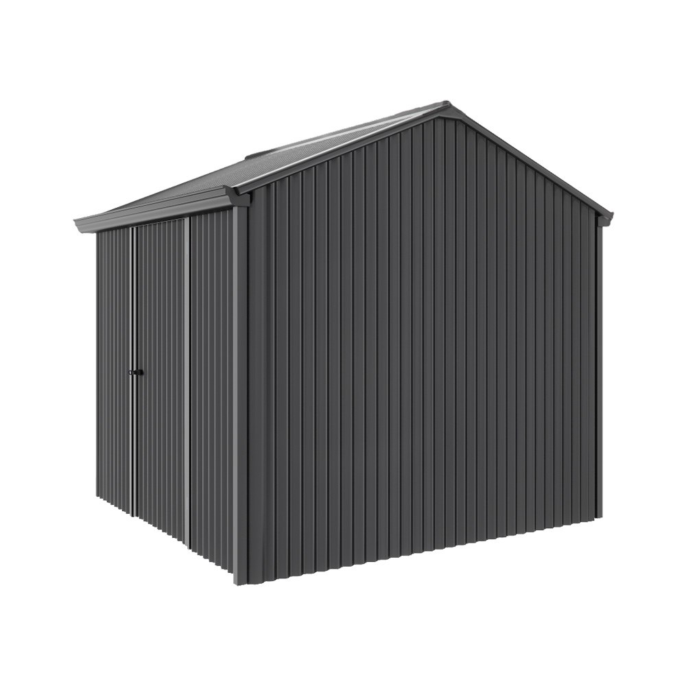 Handi-Heritage Shed H1 2.54X2.52 Roof:Gun Metal Grey Wall:Gun Metal Grey Front/Rear Single Door