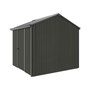 Handi-Heritage Shed H1 2.54X2.52 Roof:Gun Metal Grey Wall:Slate Grey Front/Rear Single Door