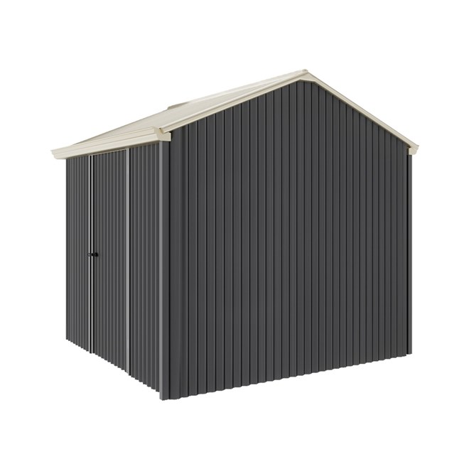 Handi-Heritage Shed H1 2.54X2.52 Roof:Merino Wall:Gun Metal Grey Front/Rear Single Door