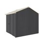 Handi-Heritage Shed H1 2.54X2.52 Roof:Merino Wall:Gun Metal Grey Front/Rear Single Door
