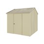 Handi-Heritage Shed H1 2.54X2.52 Roof:Merino Wall:Primrose Front/Rear Single Door
