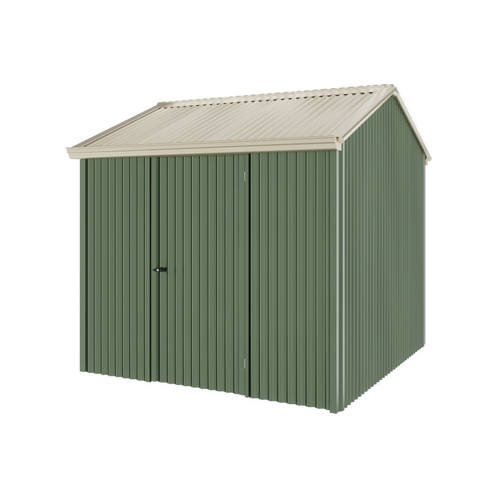 Handi-Heritage Shed H1 2.54X2.52 Roof:Merino Wall:Rivergum Front/Rear Single Door
