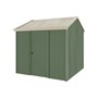 Handi-Heritage Shed H1 2.54X2.52 Roof:Merino Wall:Rivergum Front/Rear Single Door