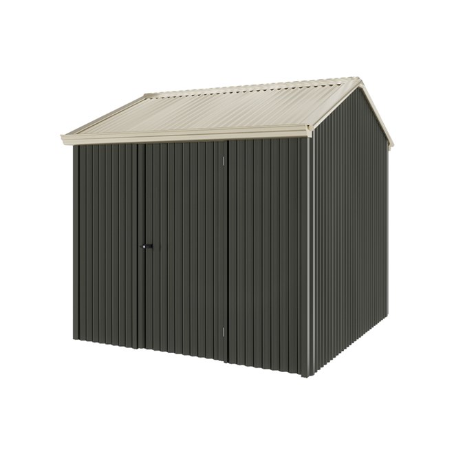 Handi-Heritage Shed H1 2.54X2.52 Roof:Merino Wall:Slate Grey Front/Rear Single Door