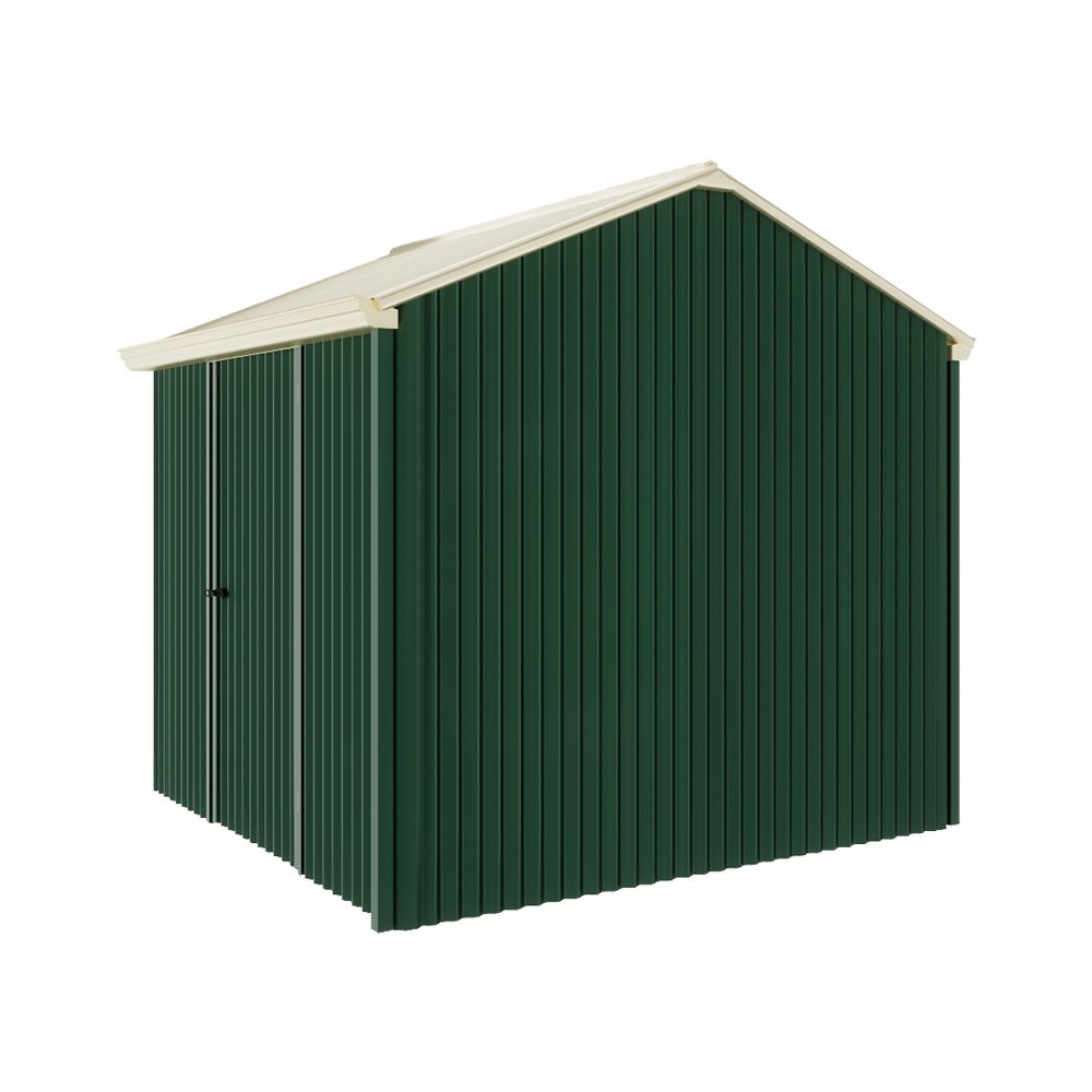 Handi-Heritage Shed H1 2.54X2.52 Roof:Primrose Wall:Caulfield Green Front/Rear Single Door