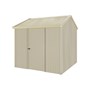 Handi-Heritage Shed H1 2.54X2.52 Roof:Primrose Wall:Merino Front/Rear Single Door