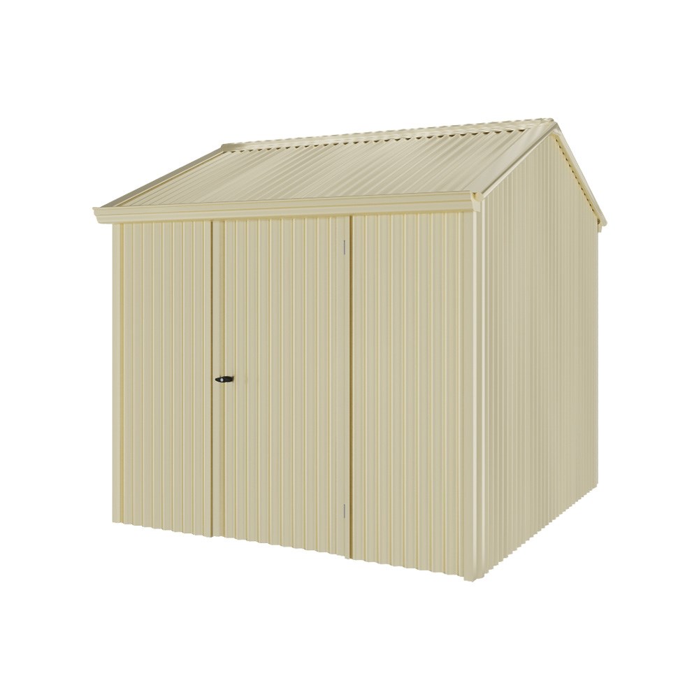 Handi-Heritage Shed H1 2.54X2.52 Roof:Primrose Wall:Primrose Front/Rear Single Door