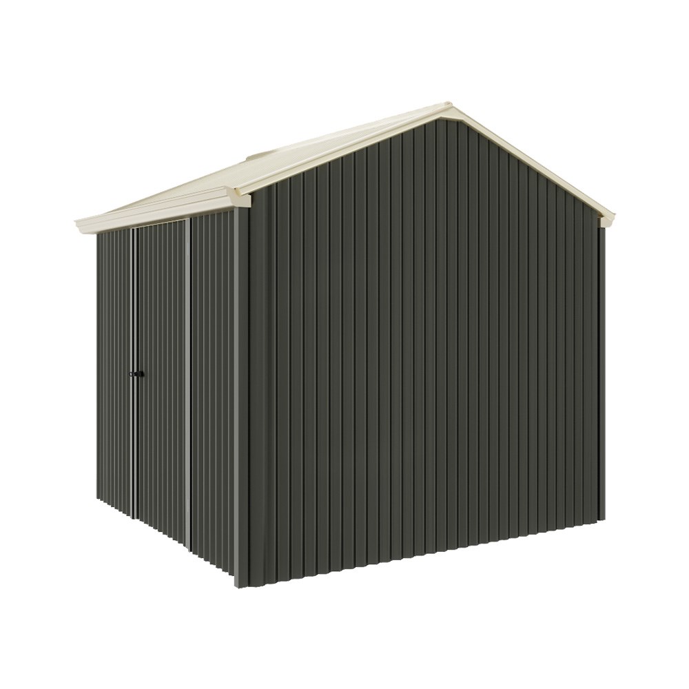 Handi-Heritage Shed H1 2.54X2.52 Roof:Primrose Wall:Slate Grey Front/Rear Single Door