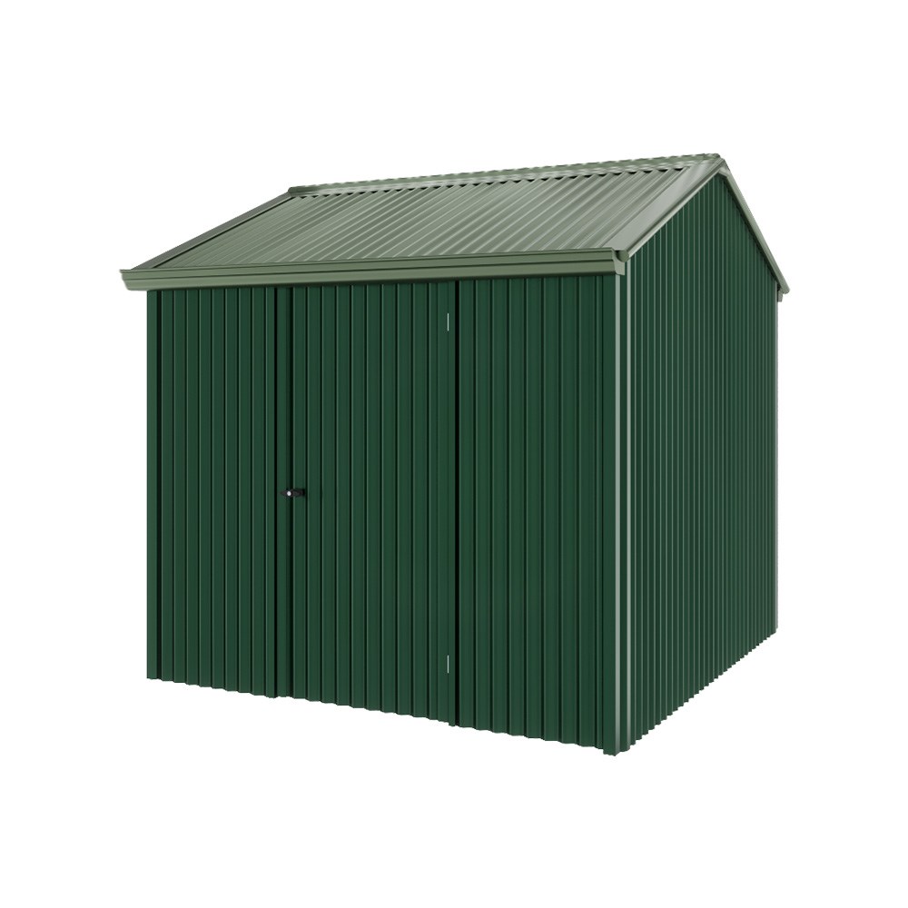 Handi-Heritage Shed H1 2.54X2.52 Roof:Rivergum Wall:Caulfield Green Front/Rear Single Door