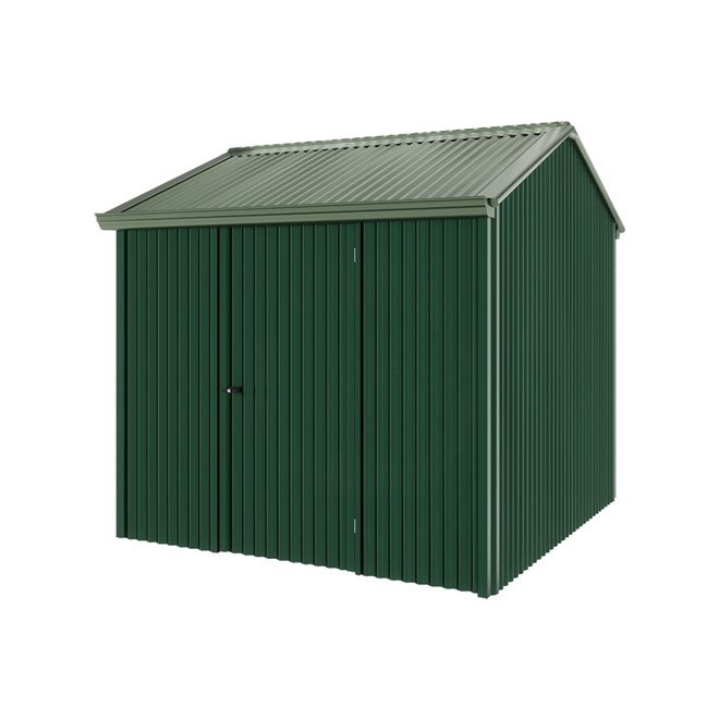 Handi-Heritage Shed H1 2.54X2.52 Roof:Rivergum Wall:Caulfield Green Front/Rear Single Door