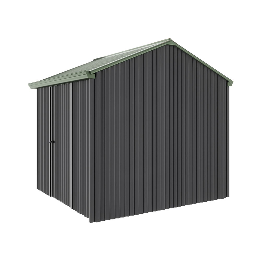 Handi-Heritage Shed H1 2.54X2.52 Roof:Rivergum Wall:Gun Metal Grey Front/Rear Single Door