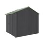 Handi-Heritage Shed H1 2.54X2.52 Roof:Rivergum Wall:Gun Metal Grey Front/Rear Single Door